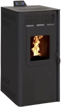 Stufa a pellet LUCIA 11KW – Nera + Telecomando